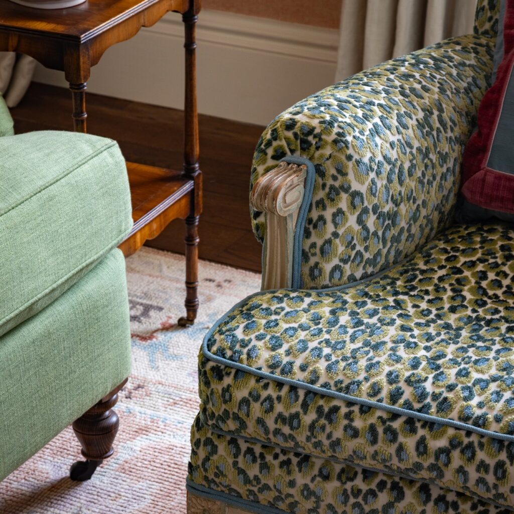 Armchair and carpet
