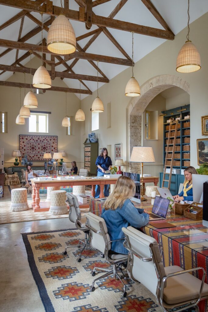 Sean Symington's interior design studio in Tetbury, UK